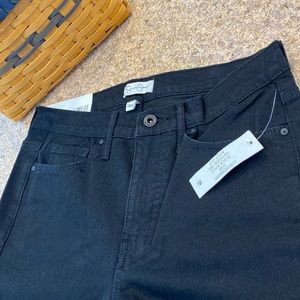 NWT Jessica Simpson Black Jeans Mid Rise Boot Cut 6/28